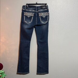 Grace in LA Dark Blue Boot Cut Jeans